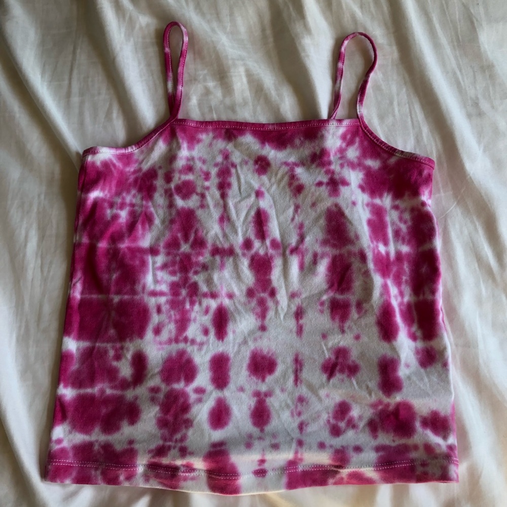 Hand Dyed Cropped Tank Top